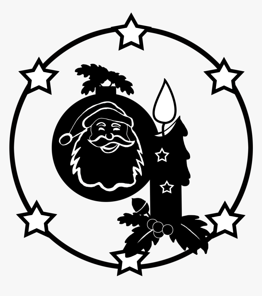 Christmas Ornaments Silhouette - Gifts Box For Coloring, HD Png Download
