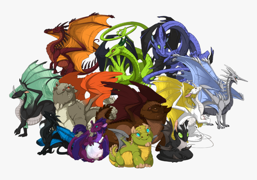 Variety Of Dragons - Squishies, HD Png Download