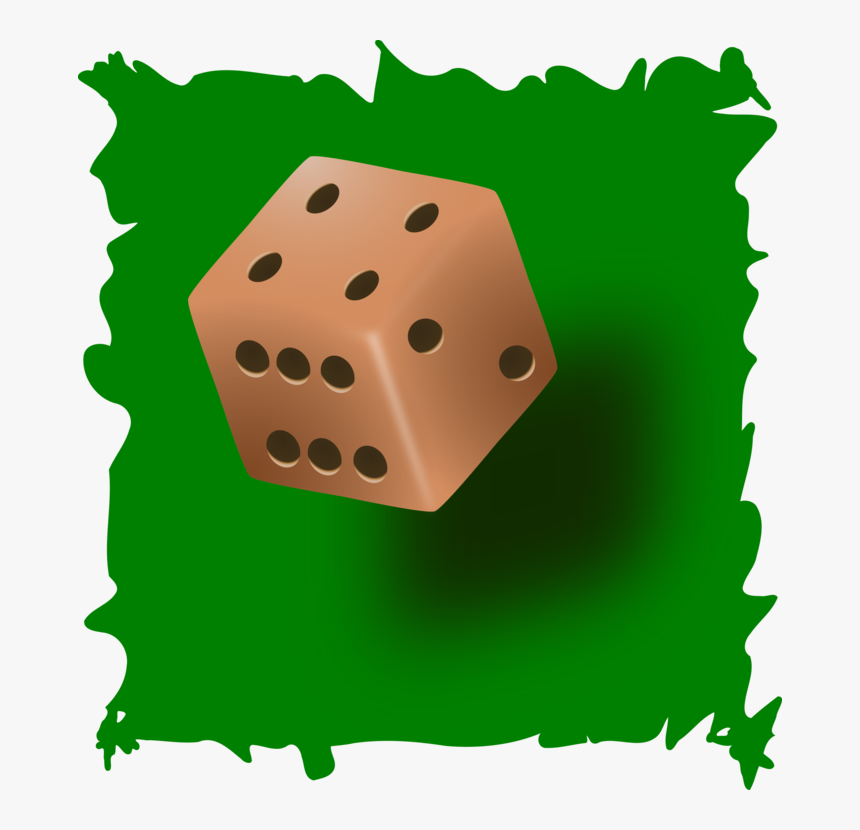 Leaf,dice,dice Game - Dice Clip Art, HD Png Download