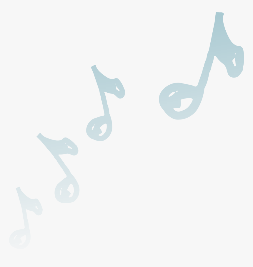 Transparent Blue Music Note Png, Png Download