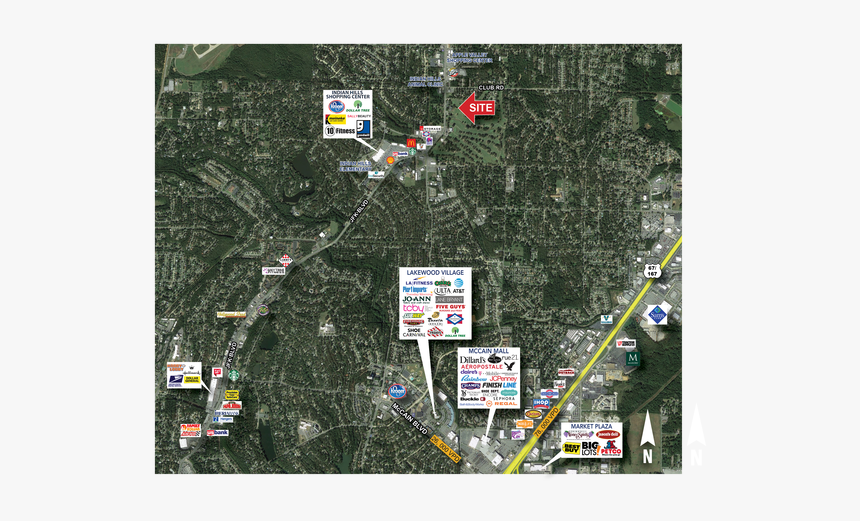 John F Kennedy Blvd And Club Rd, Sherwood, Ar For Sale - Map, HD Png Download