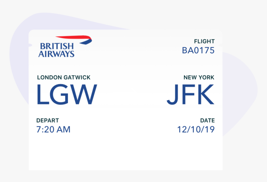 Ba Jfk - British Airways, HD Png Download
