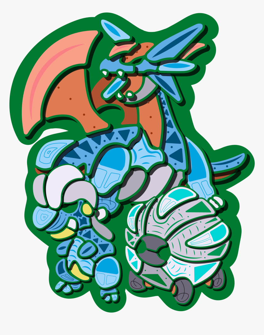 Bagon-family - Illustration, HD Png Download