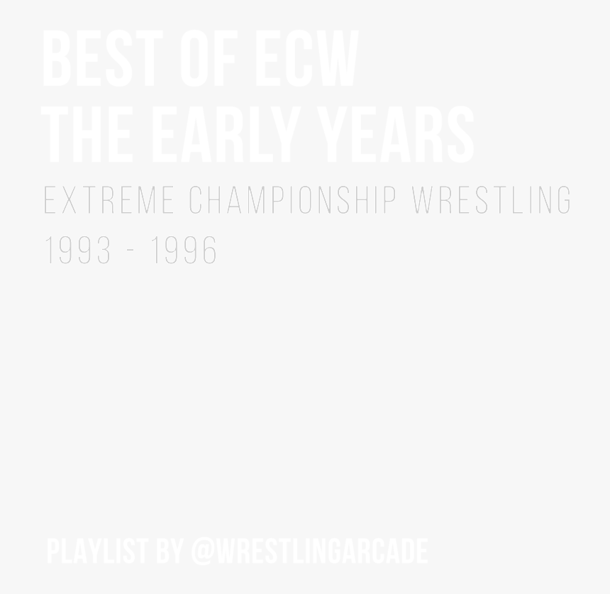 Ecw Early Years Title - Beige, HD Png Download