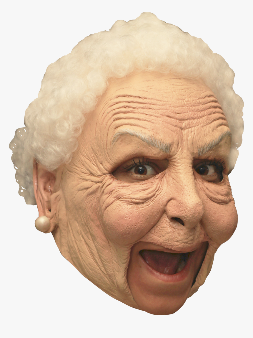 Nani - Old Lady Mask, HD Png Download