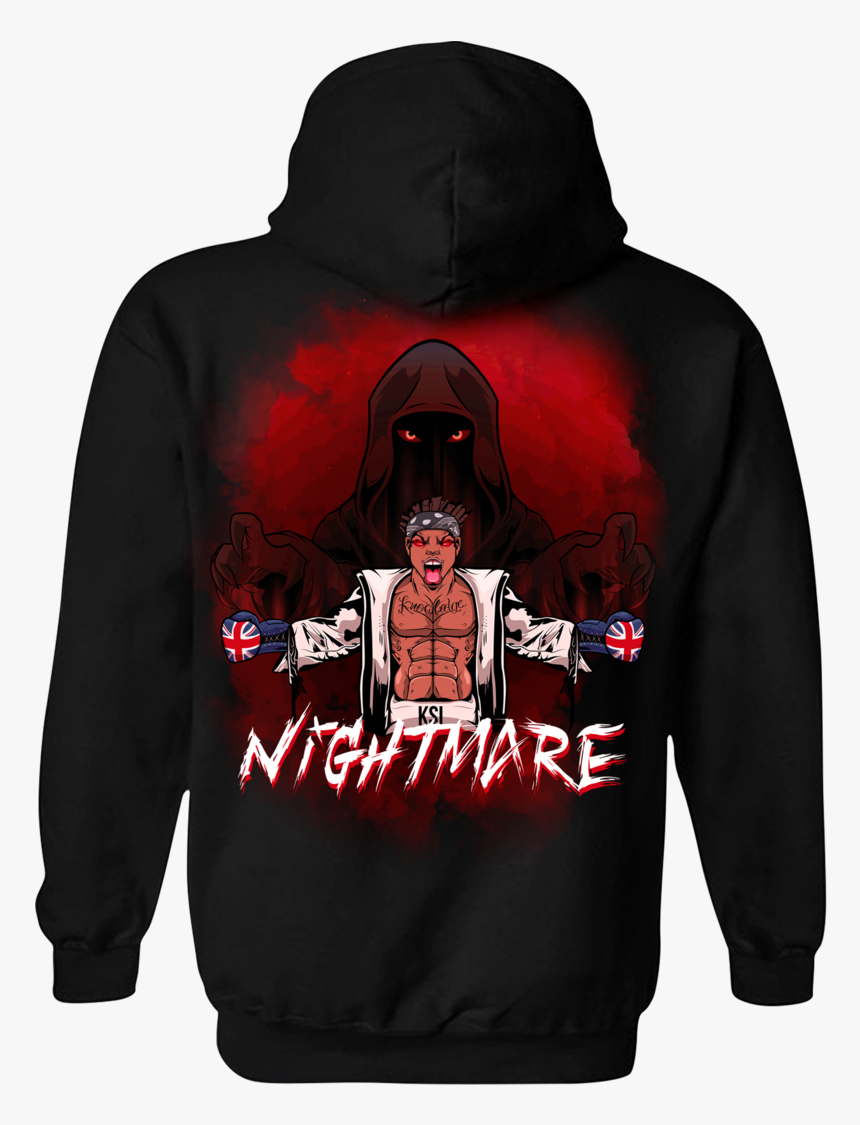 Ksi Nightmare Fight Hoodie , Png Download - Ksi Nightmare Hoodie, Transparent Png