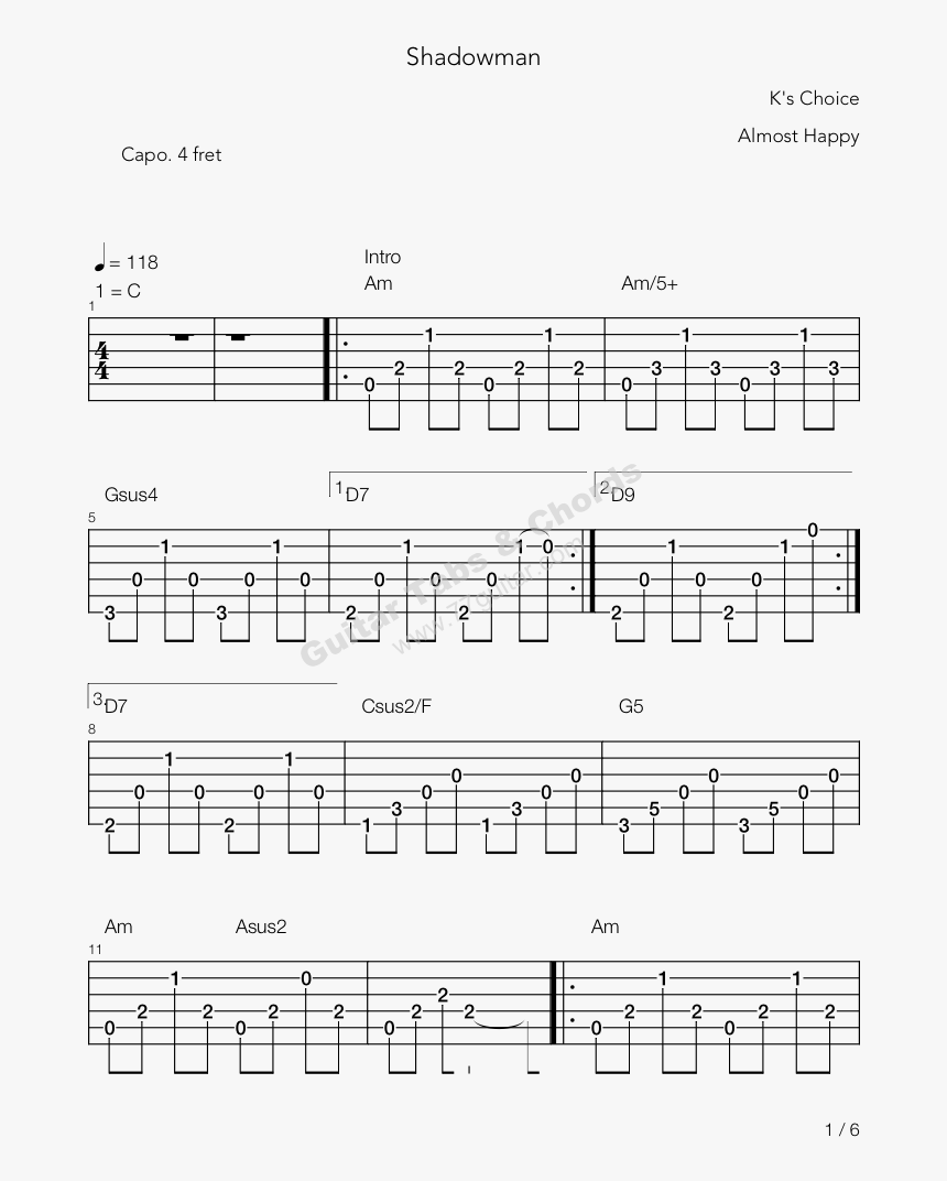 Tab Guitare Metallica Die Die My Darling, HD Png Download