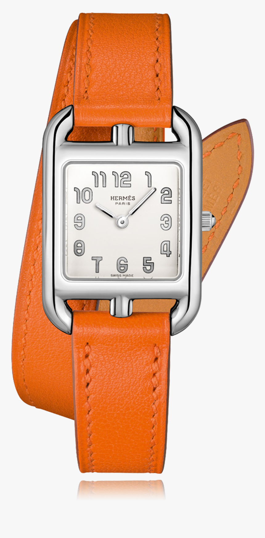 Hermes Cape Cod Watch With Diamonds, HD Png Download