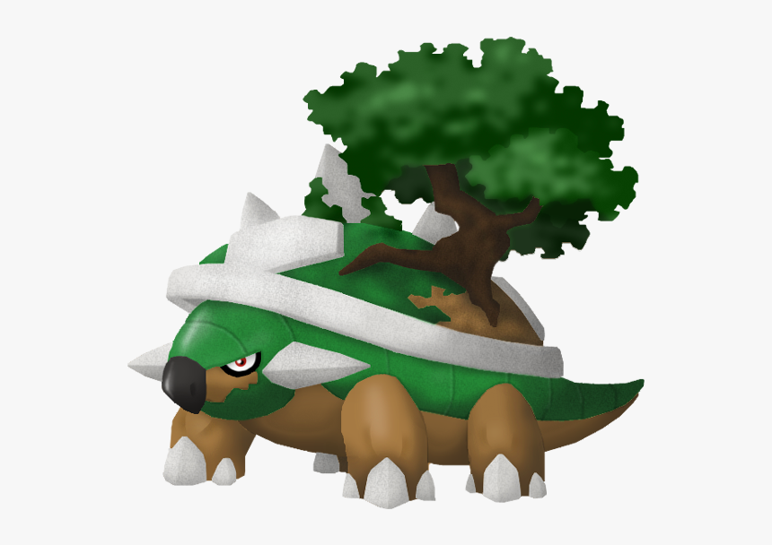 Torterra Wallpaper Klnothincomins 3d Pokemon Art - Pokemon Torterra, HD Png Download