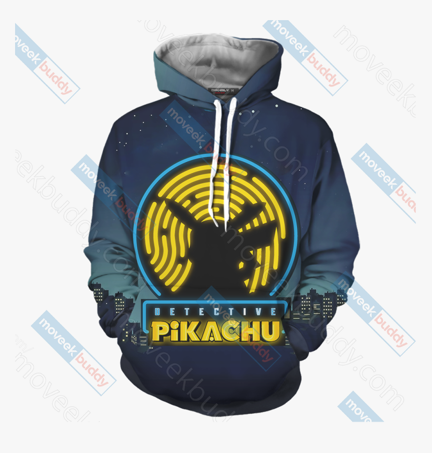Pokemon Detective Pikachu Unisex 3d Hoodie - Yugioh Hoodie 3d, HD Png Download