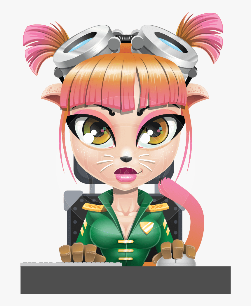 Kat Gamin Bad - Adobe Character Puppet Base, HD Png Download