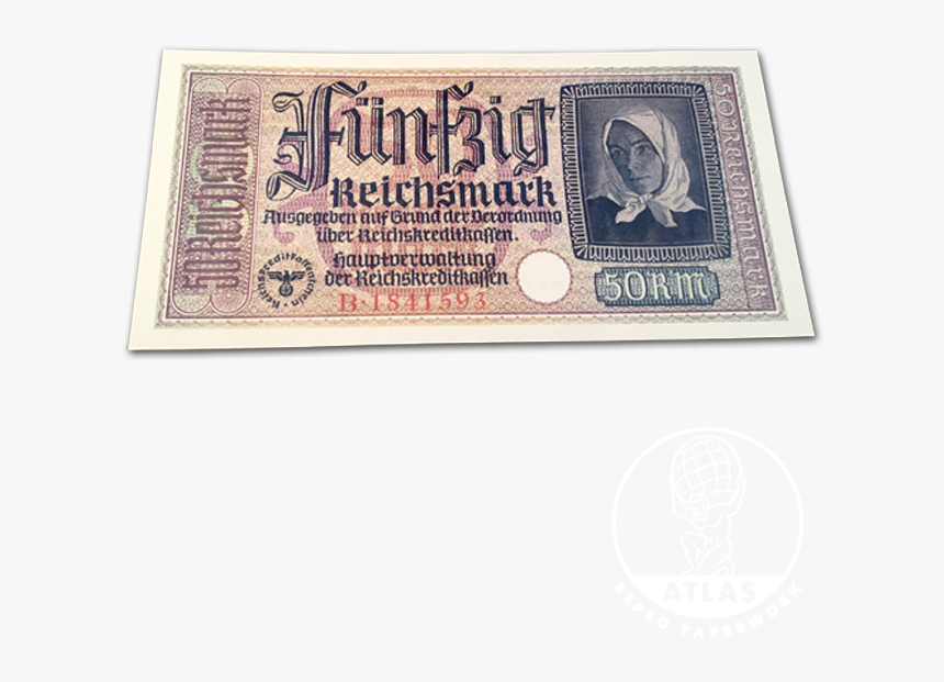 50 Reichsmark, HD Png Download