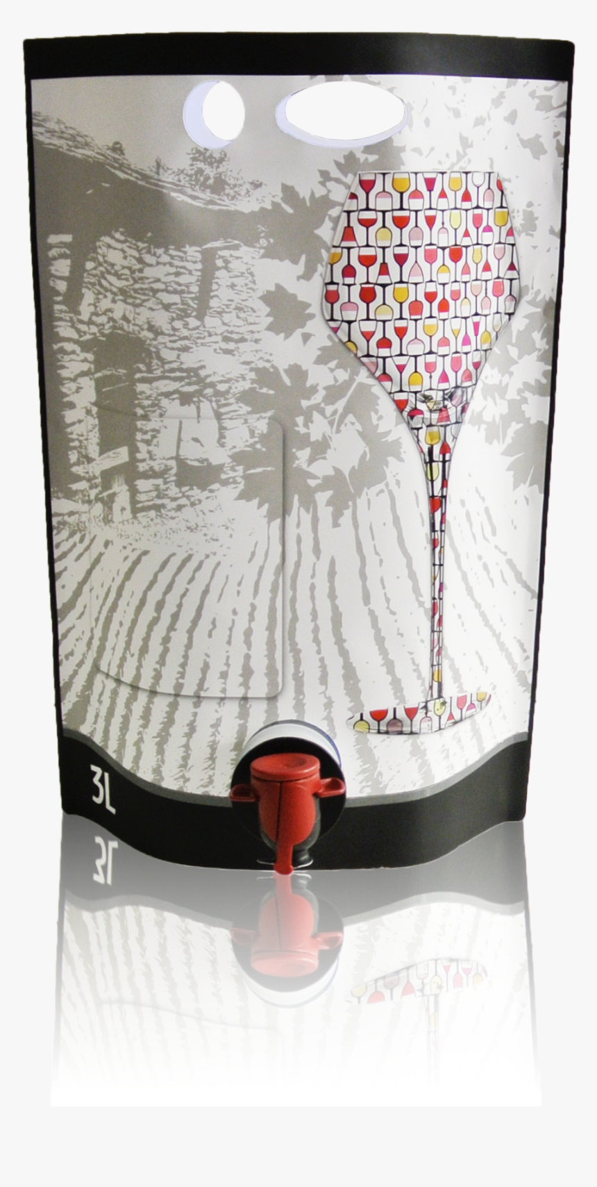 Pw 62418 Aut Generic Final 3l Dg Avec Reflet - Pouch Up Para Vino, HD Png Download