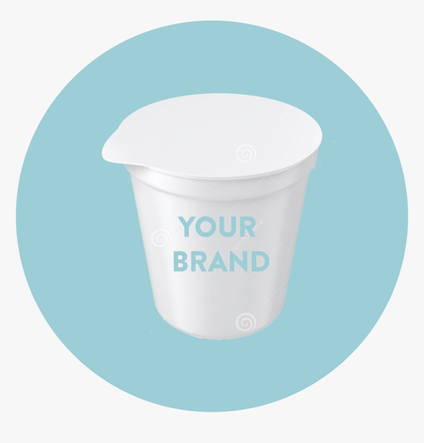 Blank Yogurt Cup 23311508 Copy - Circle, HD Png Download