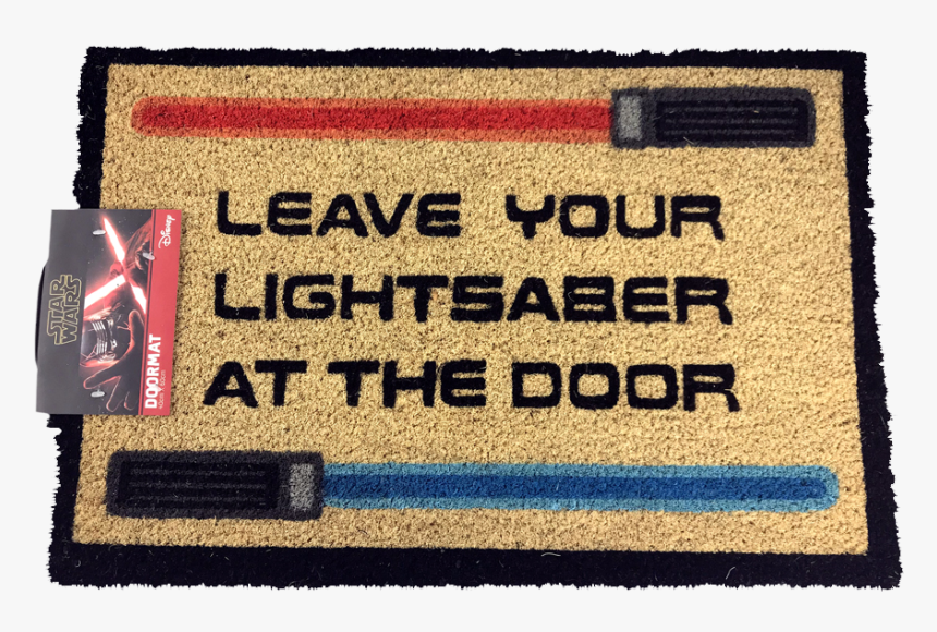 Leave Your Lightsaber At The Door Doormat - Mat, HD Png Download