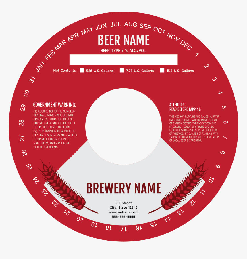 Red Wheat - Circle, HD Png Download