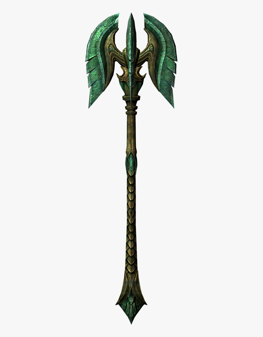 Glass Mace - Skyrim Glass Mace, HD Png Download
