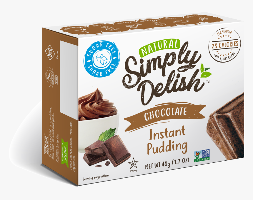 Chocolate Instant Pudding - Chocolate, HD Png Download
