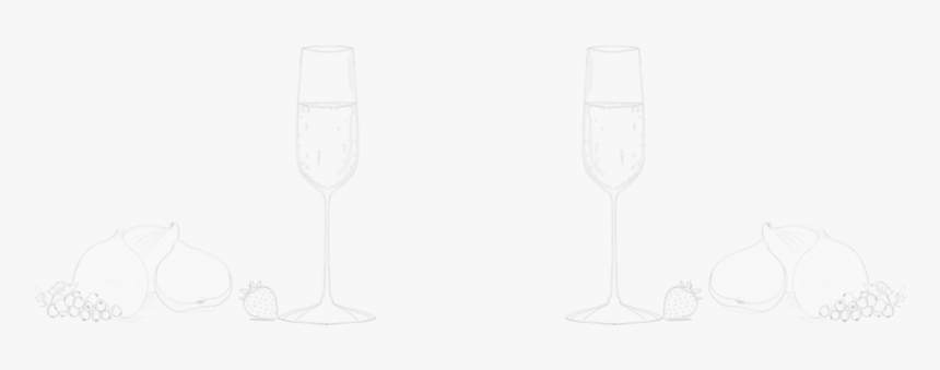 Pricing Flute And Fruit - Wine Glass, HD Png Download