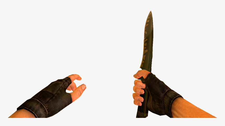 Csgo Knife Hand Png, Transparent Png