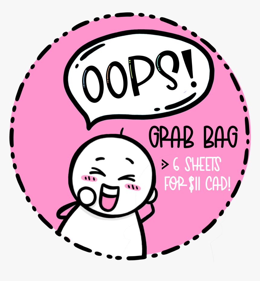 Oops Mystery Grab Bag - Plate, HD Png Download