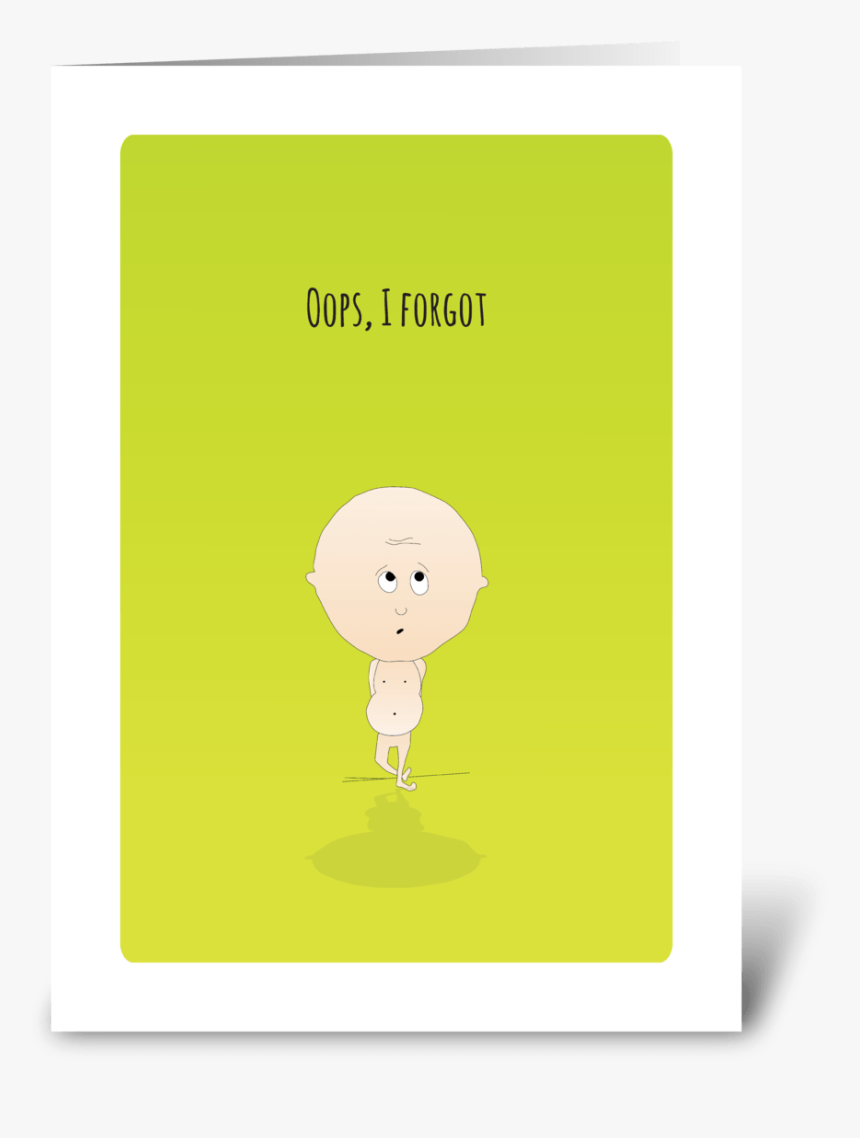 Oops Greeting Card - Ll Miss You Lots, HD Png Download