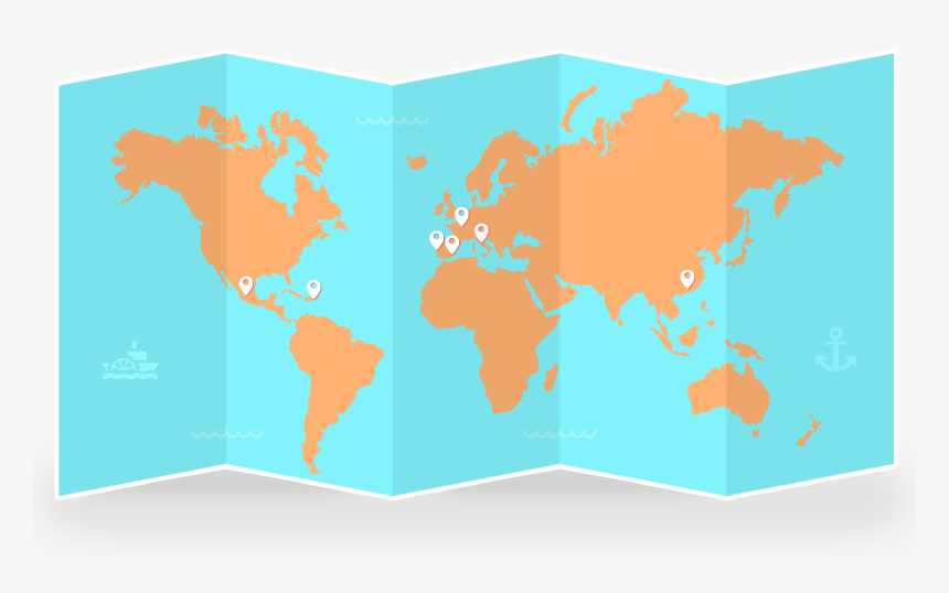Mapa4 - World Map, HD Png Download