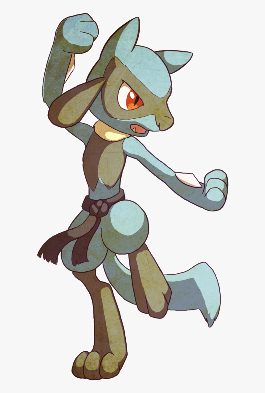 Cute Riolu Fan Art, HD Png Download