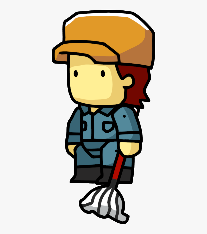 Janitor Scribblenauts Wiki Fandom - Janitor Scribblenauts, HD Png Download