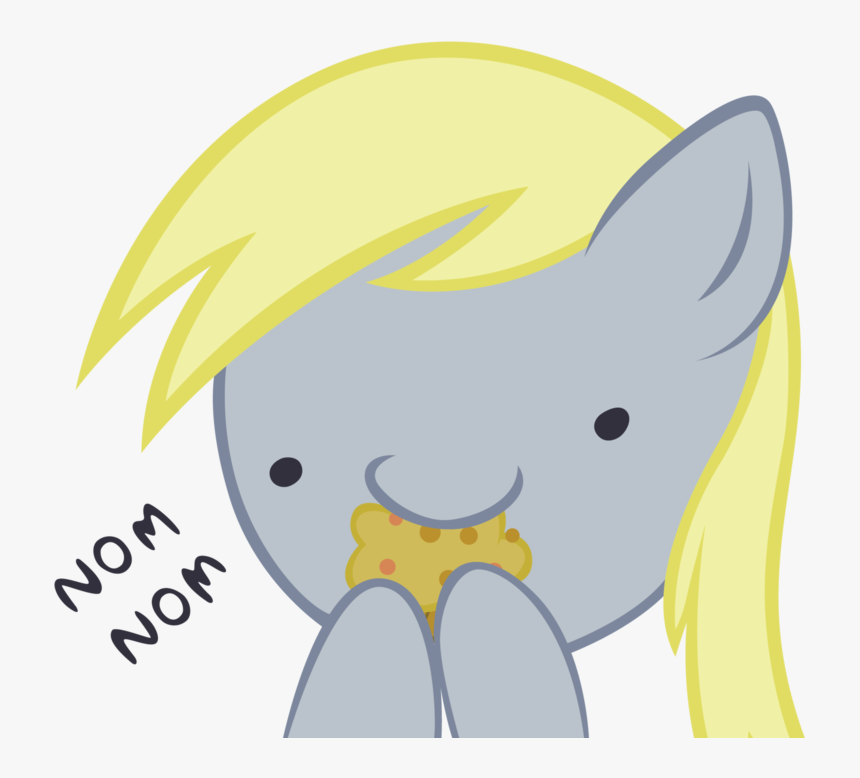 Nom Nom By O - Derpy Nom Nom, HD Png Download