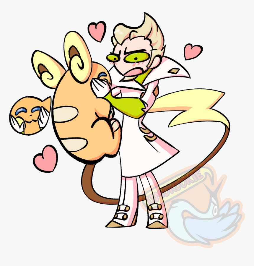 Faba & Alolan Raichu - Cartoon, HD Png Download