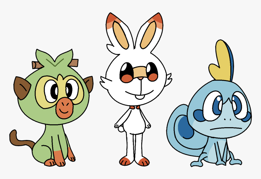 Gen 8 Starters - Cartoon, HD Png Download