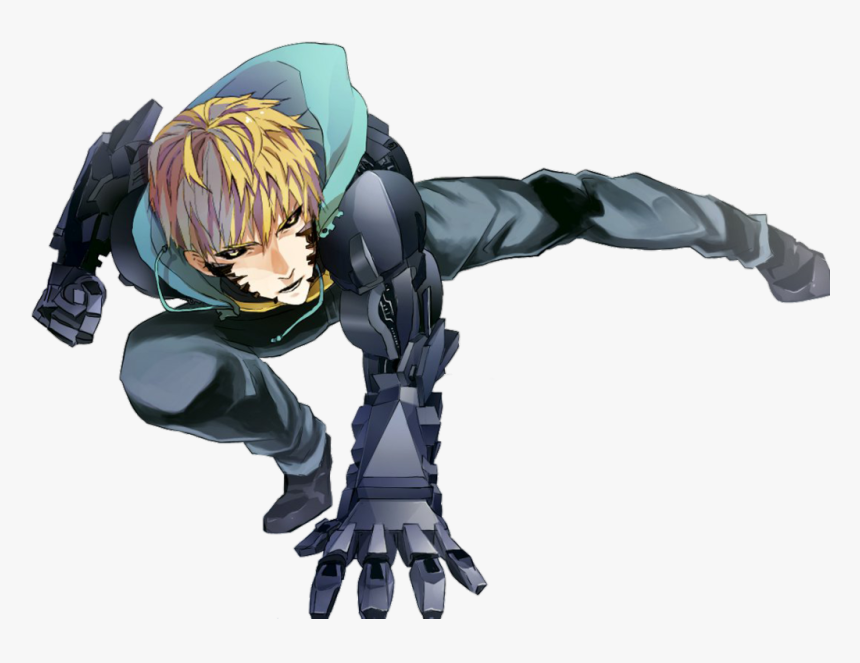 Gold Debates Wiki - One Punch Man Genos Png, Transparent Png
