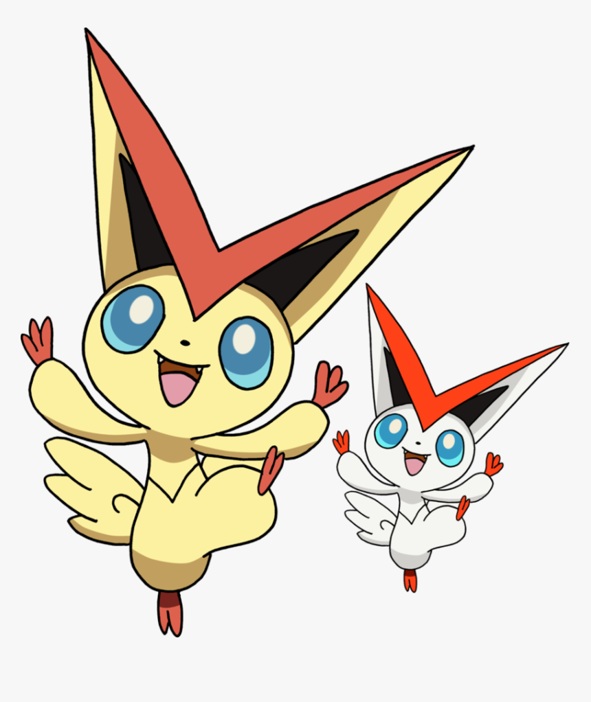 Shiny Victini And Victini, HD Png Download
