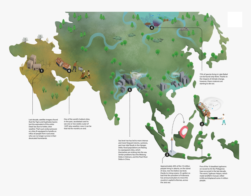Asian Continent Clipart Png, Transparent Png