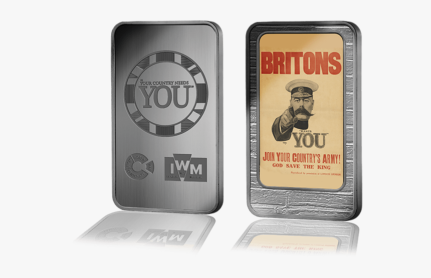 Free Official Imperial War Museums Silver Layered Ingot, HD Png Download