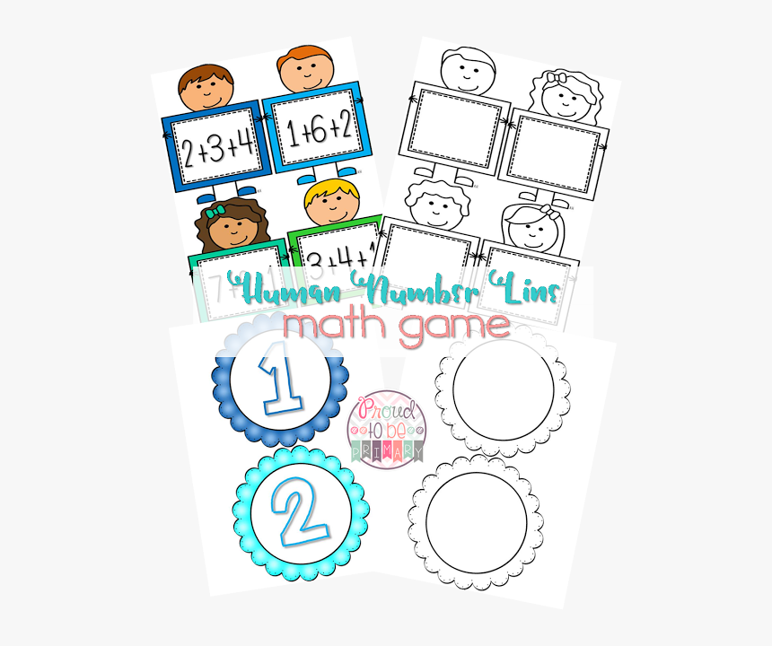 Human Number Line Games, HD Png Download