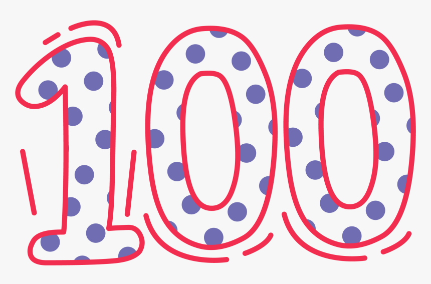 100 Number Png Image, Transparent Png