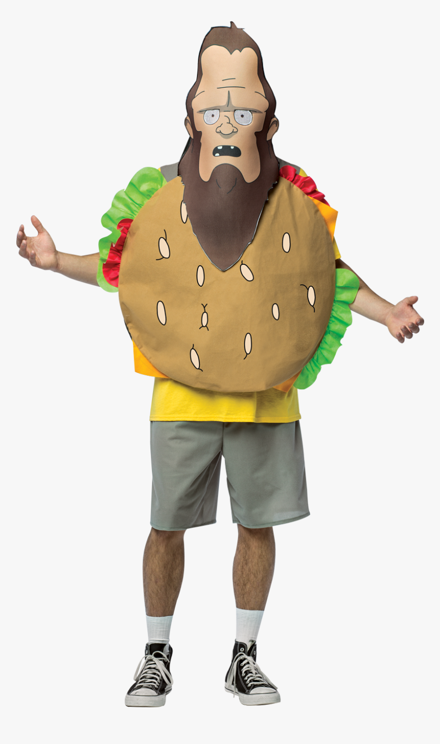 Official Licensed Bobs Burgers Beefsquatch Costume Bob's Burgers