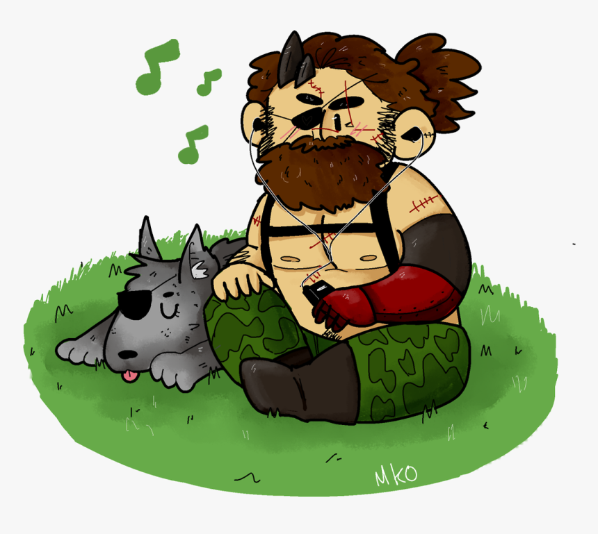 Check Out This Cute Miniature Venom Snake And D-dog - The Phantom Pain, HD Png Download