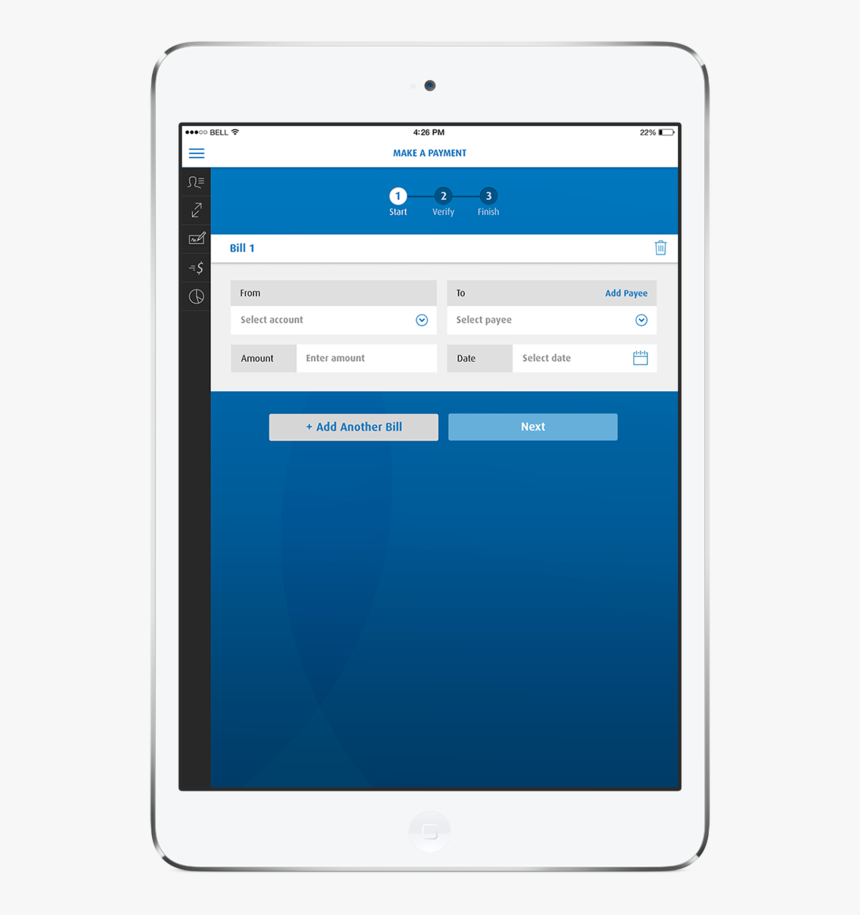 Ipad Mockup Vertical En - Mobile Phone, HD Png Download