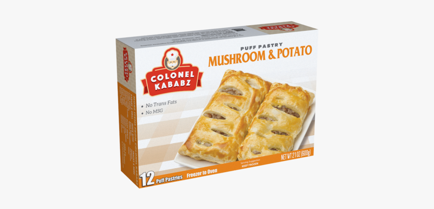 Mushroom Puff Pastry - Viennoiserie, HD Png Download