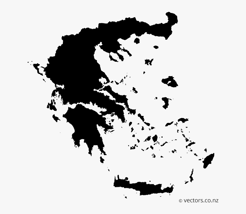 Greece Map Png, Transparent Png