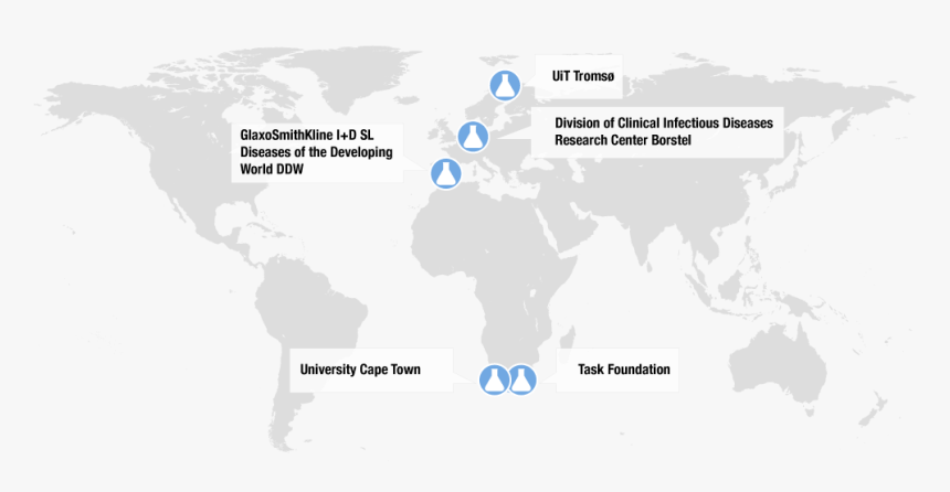Map Of Partners In The Antbotic Project - Atlas, HD Png Download