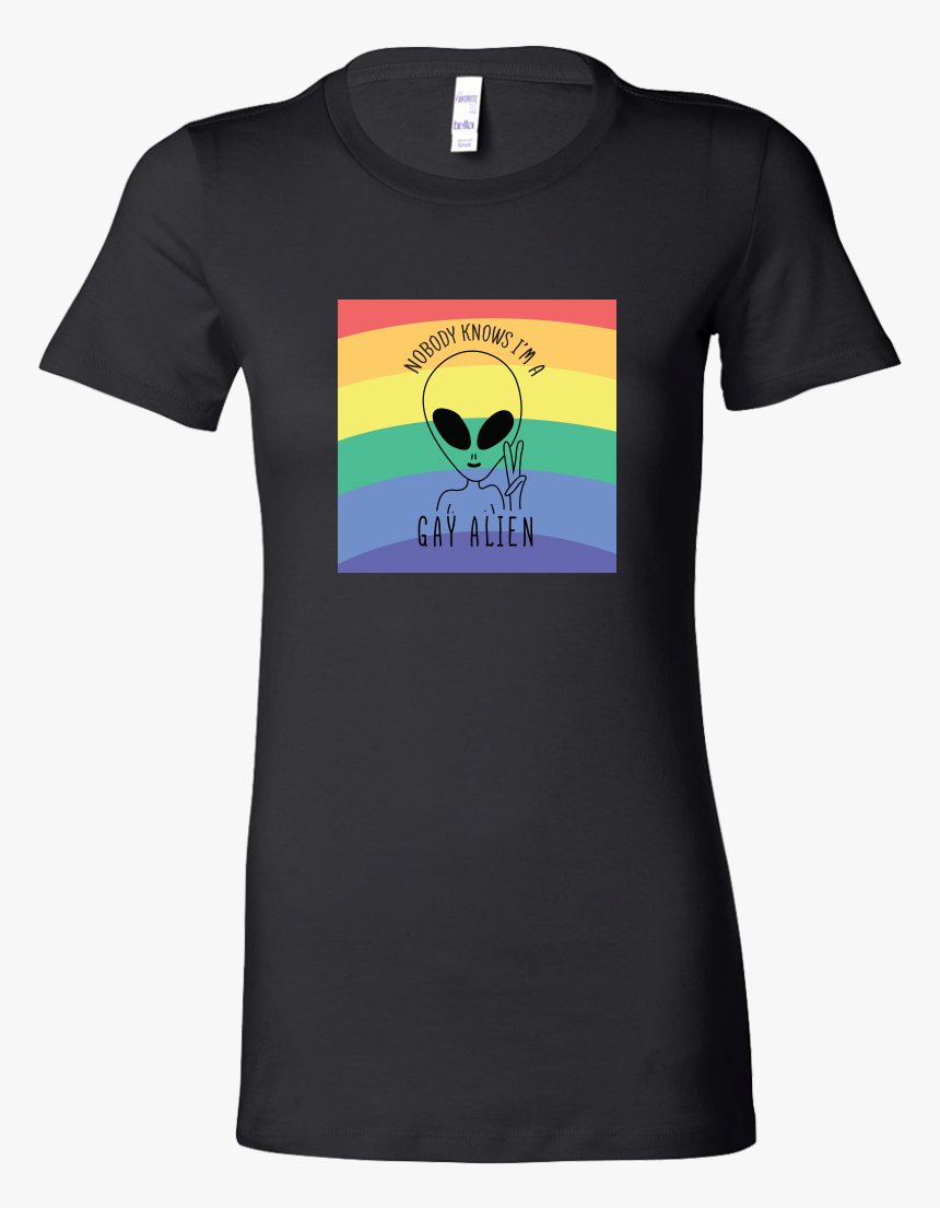 Nobody Knows I M A Gay Alien Shirts Lgbt Shirts Gay - Husband Shirts For Wife, HD Png Download