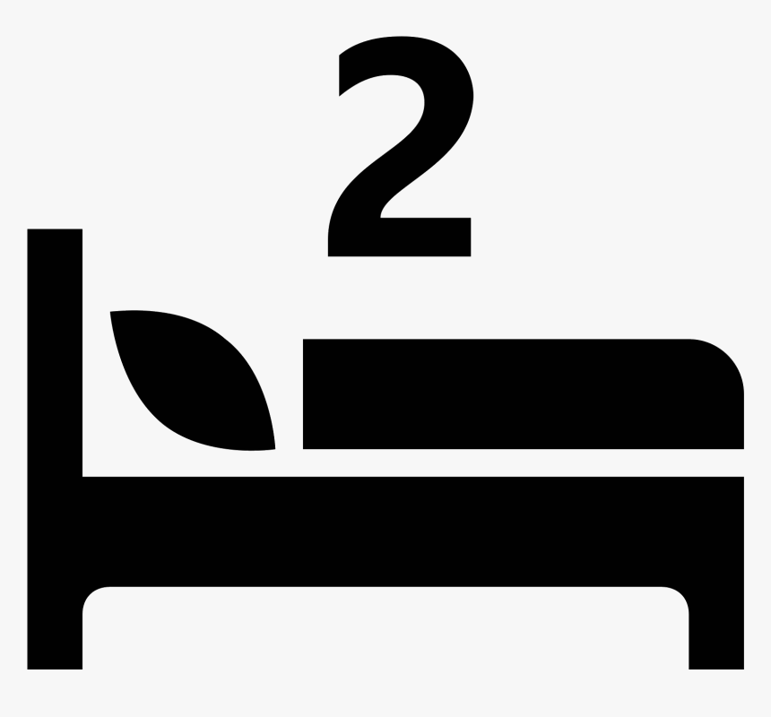 Beds Png Icon This - 2 Bedroom Icon Png, Transparent Png