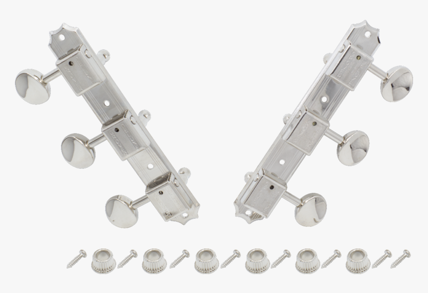 Grover, Vintage, 3 Per Side, Nickel Image - Technical Drawing, HD Png Download