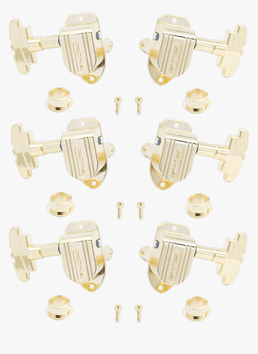 Grover, Imperial, 3 Per Side, Gold Image - Metal, HD Png Download