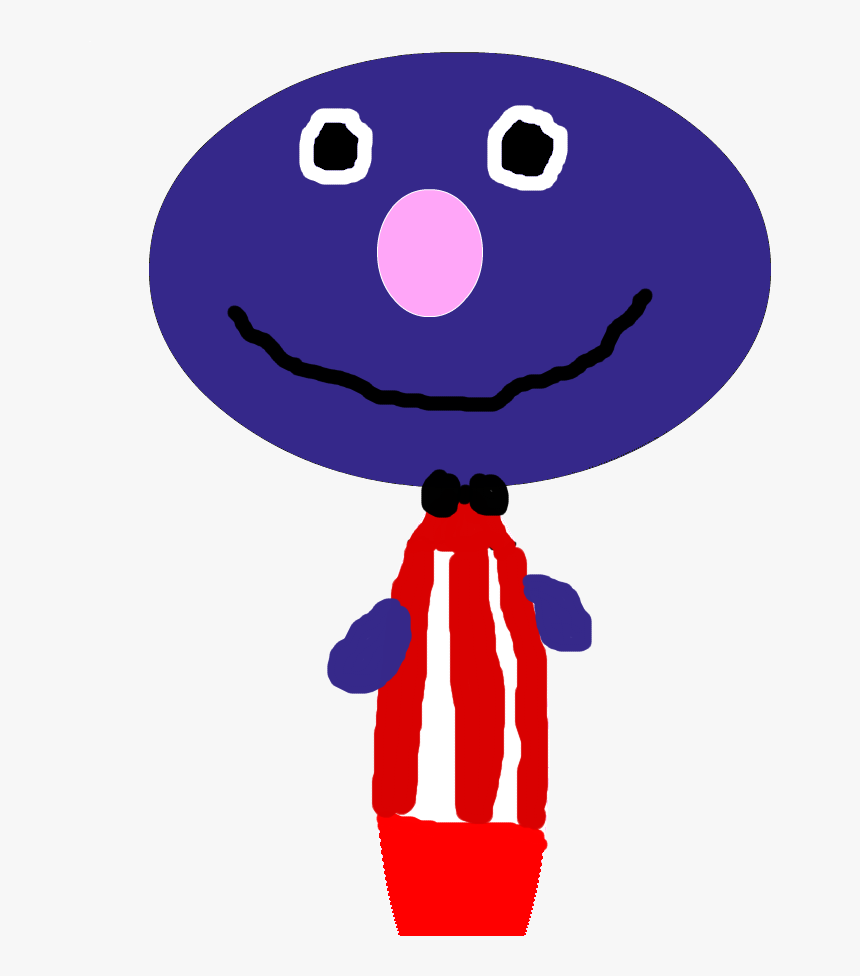 Tv Sesame Street Grover Fat Blue, HD Png Download