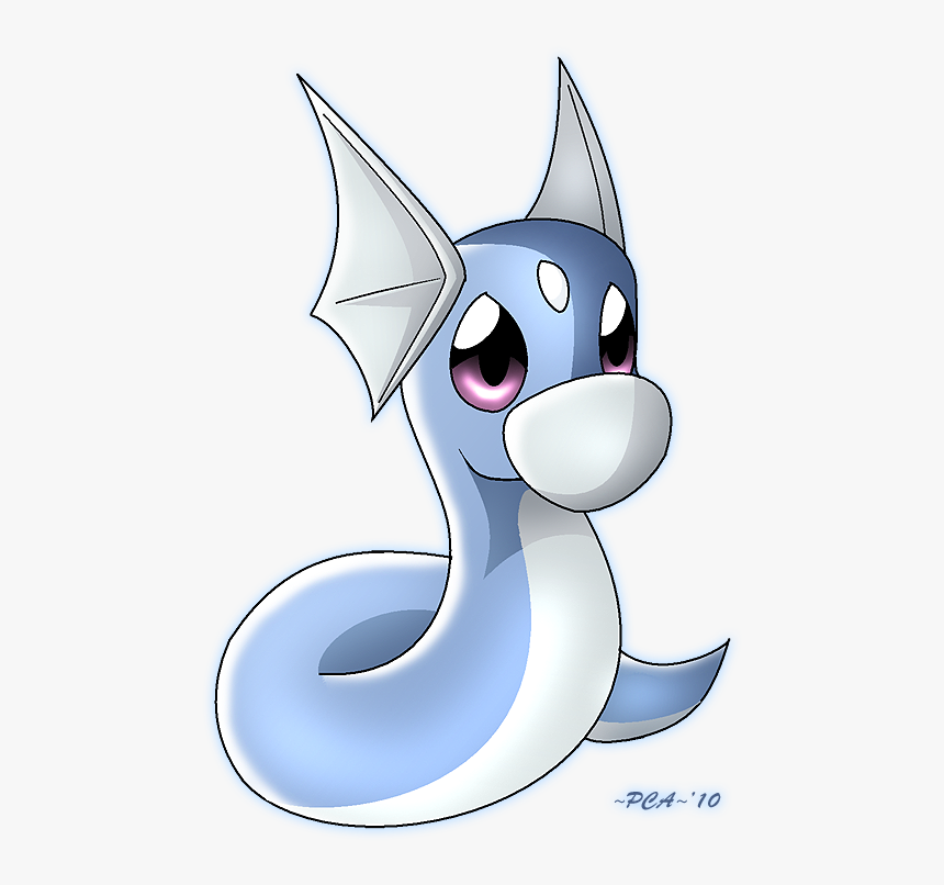 Dratini On Dratini Evolutions - Pokemon Dratini, HD Png Download